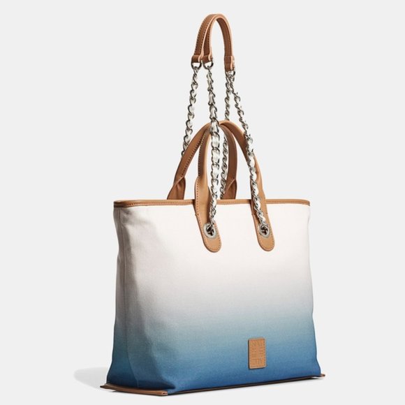 Naturalizer:  Shoreline Tote Bag - Blue - Picture 1 of 8